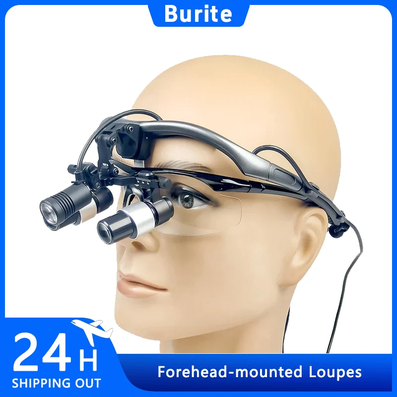 

Лупы Burite Kepler с откидной линзой 4.0x/5.0x/6.0x, асимметричное расстояние между зрачками, металлические, прочные линзы, подходят для коррекции близорукости, головной крепеж