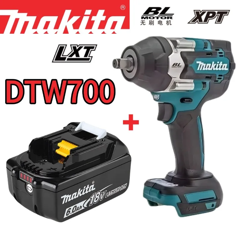 

Original Makita DTW700 Impact Wrench 1000Nm Removal Torque 94dB Noise Control for Heavy-Duty Use with Low Sound