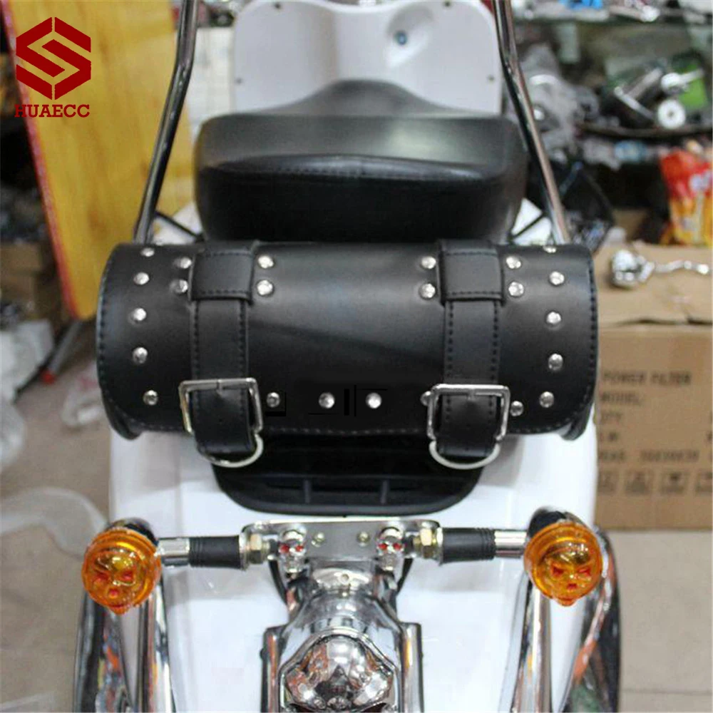 Universal Motorcross SaddleBags bike Side Bag PU Luggage Saddle Bag for Harley Motorbike Motorcycle Tool Bag