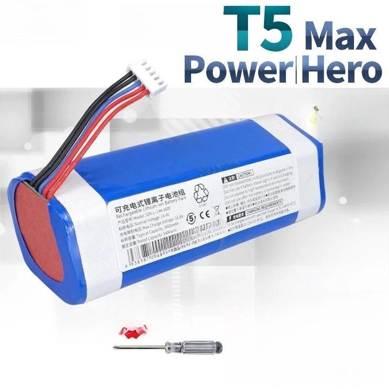 New Upgrade Rechargeable Li‑ion Battery For Ecovacs T10 N8 T8 X1 Omni T9 T5 X2 Robot Vacuum Replacement Parts