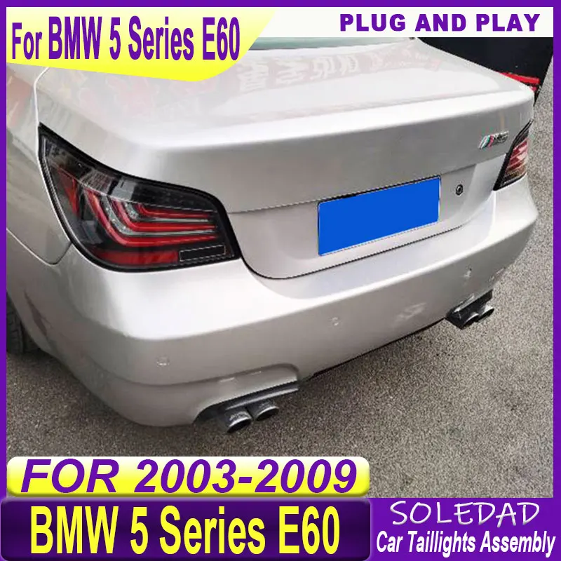 Car taillight For BMW 5 Series E60 Taillight 2003-2009 Upgrade Modified to New DRL Dynamic Turn Signal  Taillight Accessories