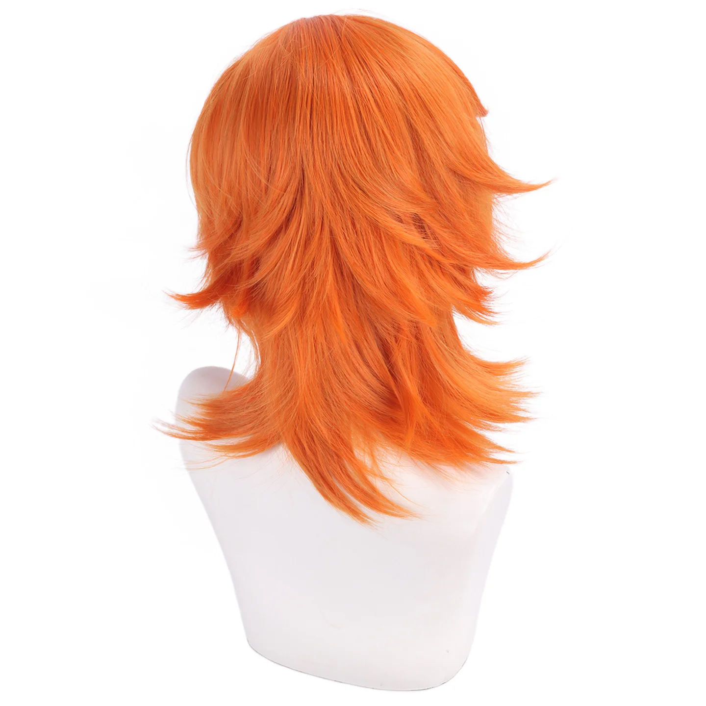 Nick Wilde Cosplay Wig Short Anime Heat Resistant Synthetic Wigs for Halloween Carnival Party