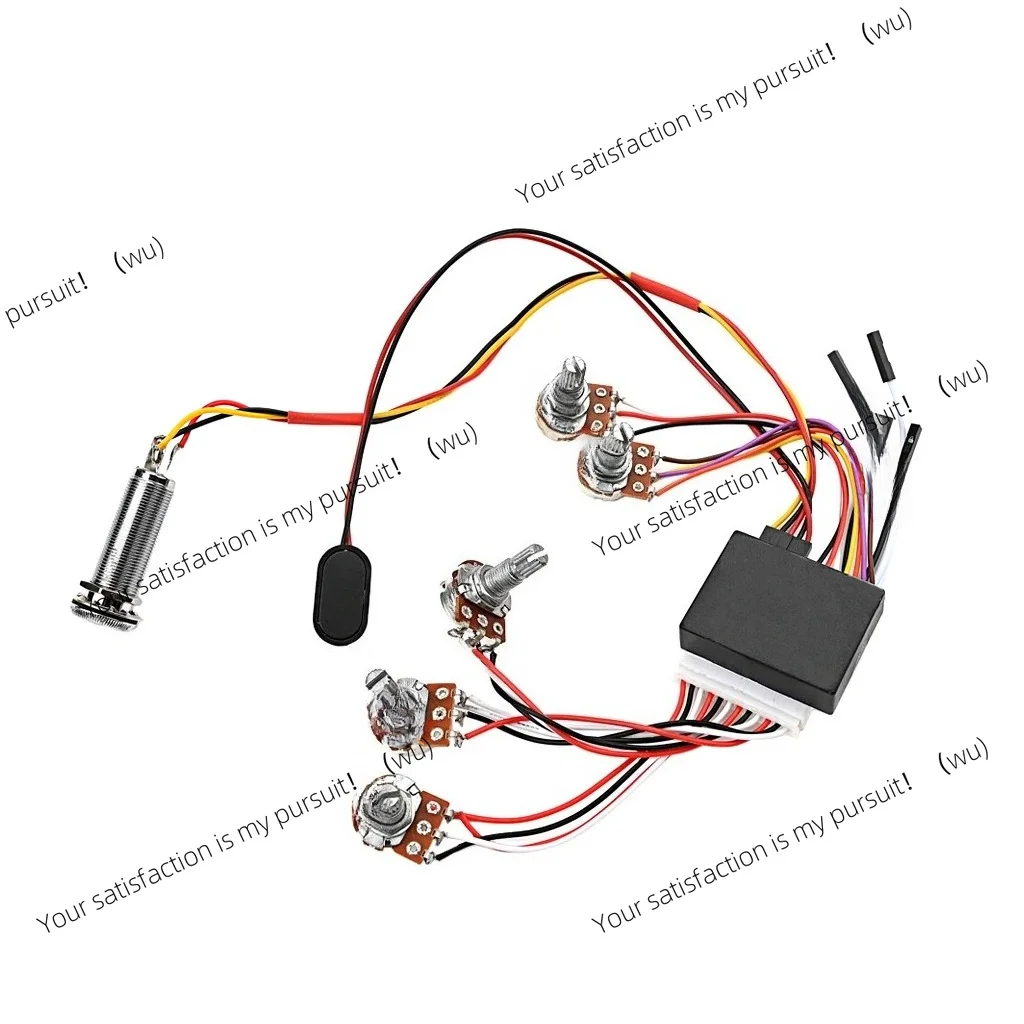 for Guitar with Guitar Wiring Harness Pickup Wiring Harness for Electric Guitar Bass Active Preamp Wiring Harness Parts