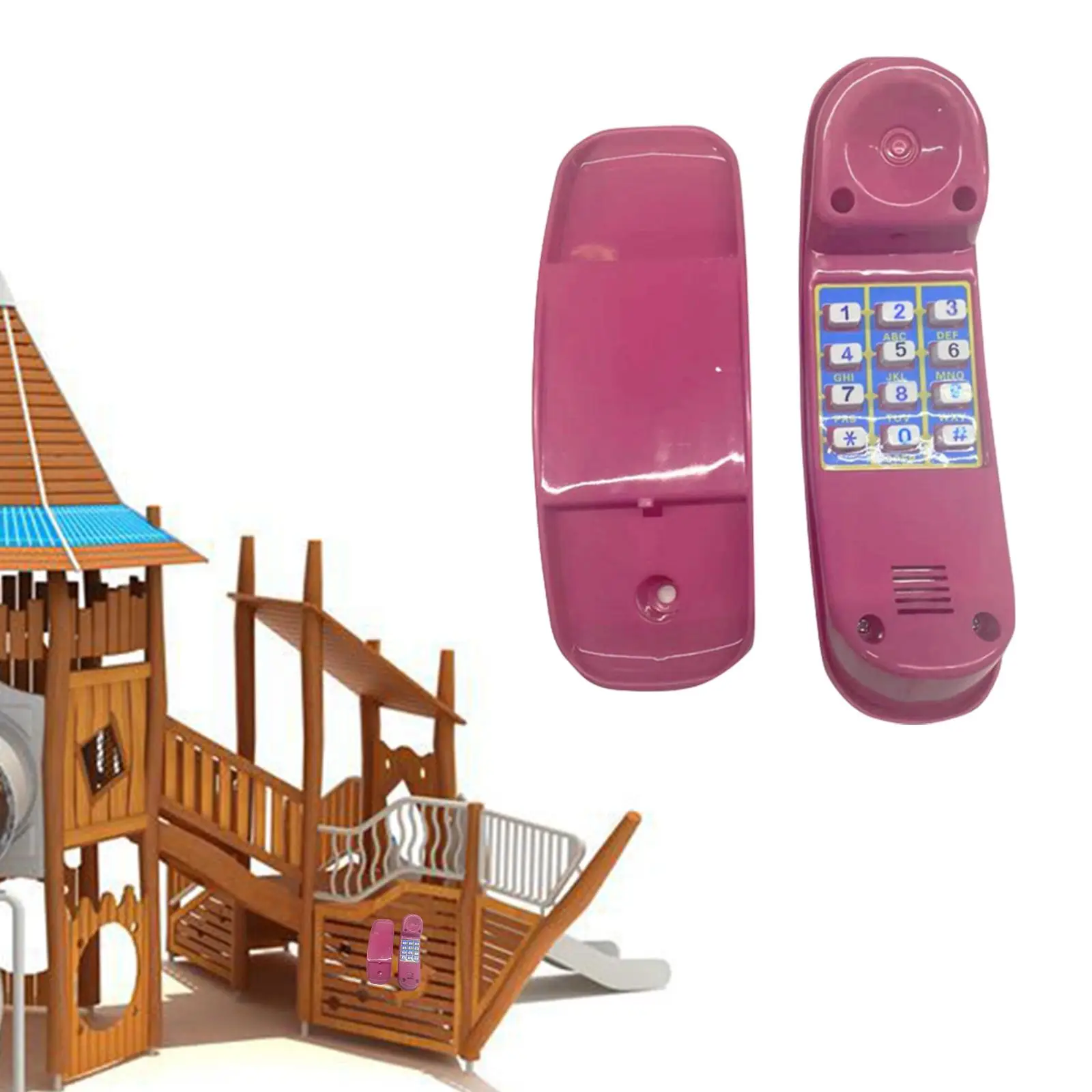 Childrens Toys Play Telephone Gift Kids Playground Phone for Boys Girls Kids