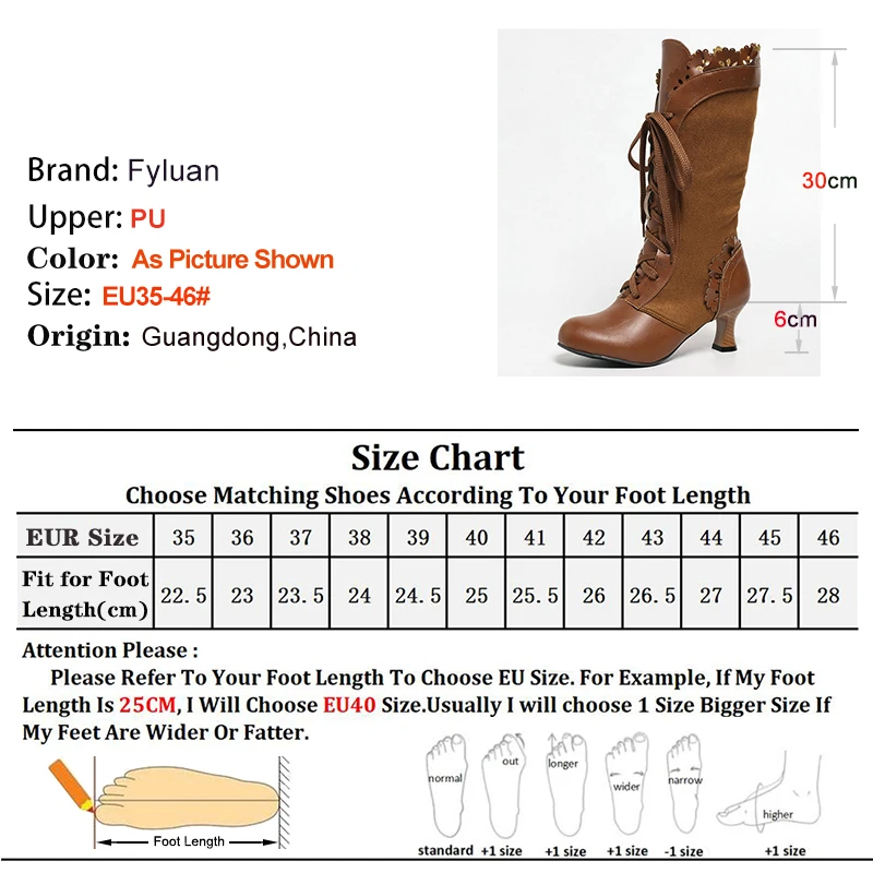 الرجعية الشتاء البني المرأة فارس الأحذية الركبة الجبهة الدانتيل يصل منتصف العجل الأحذية جولة تو كشكش تقليم لوليتا منتصف طول الأحذية حجم 46