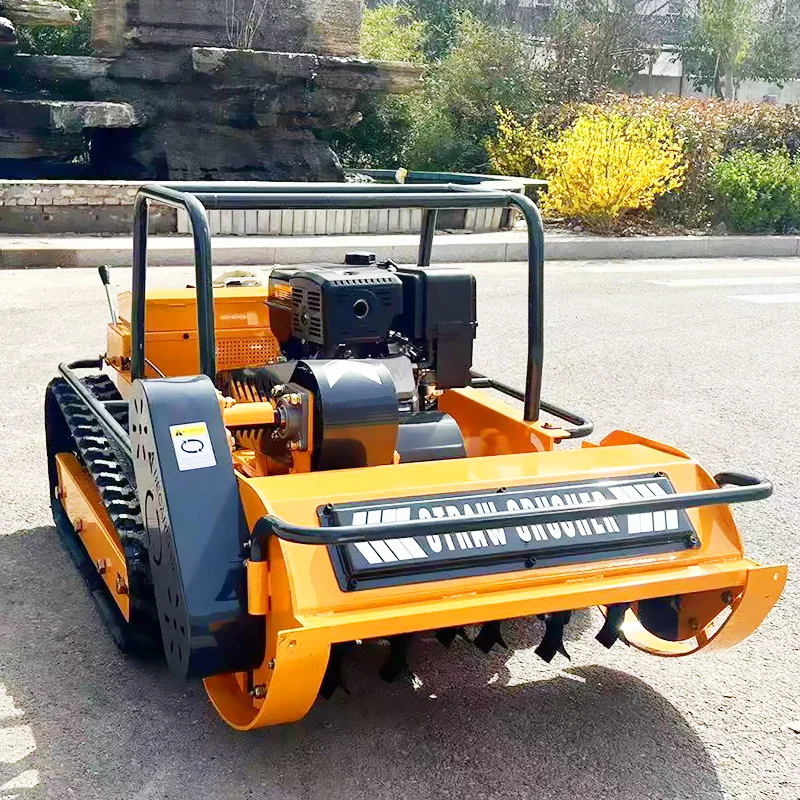 

Customized Weeding for flower bases! Gentle flail mower cares for flowers, weeding while protecting roots