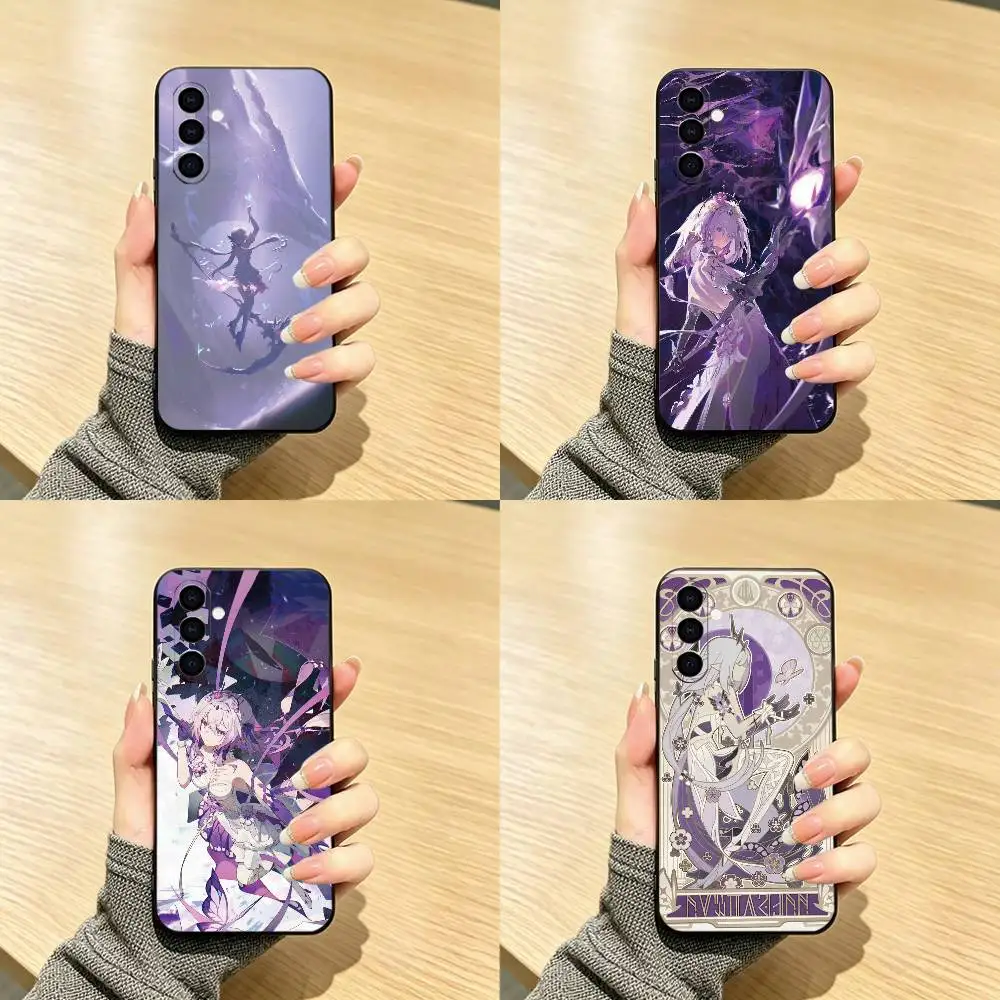 Castorice H-Honkai Star Rail HSR Phone Case For Samsung Galaxy A73,A72,A71,A70,A53,A52,A51,Others Soft Black Cover