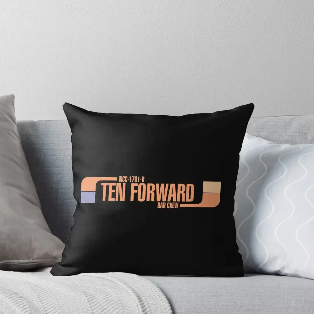 Ten Forward Bar Crew NCC 1701-D Throw Pillow autumn decoration Couch Cushions Christmas Pillow Plaid Sofa pillow