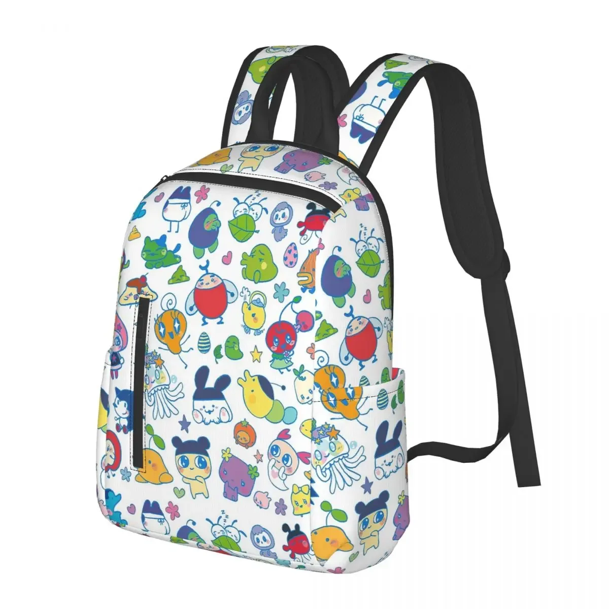 

Tamagotchi Friends Student Backpack School Bag Hiking Travel Daypack for Men Women Fashion Bookbag Shoulder Bags