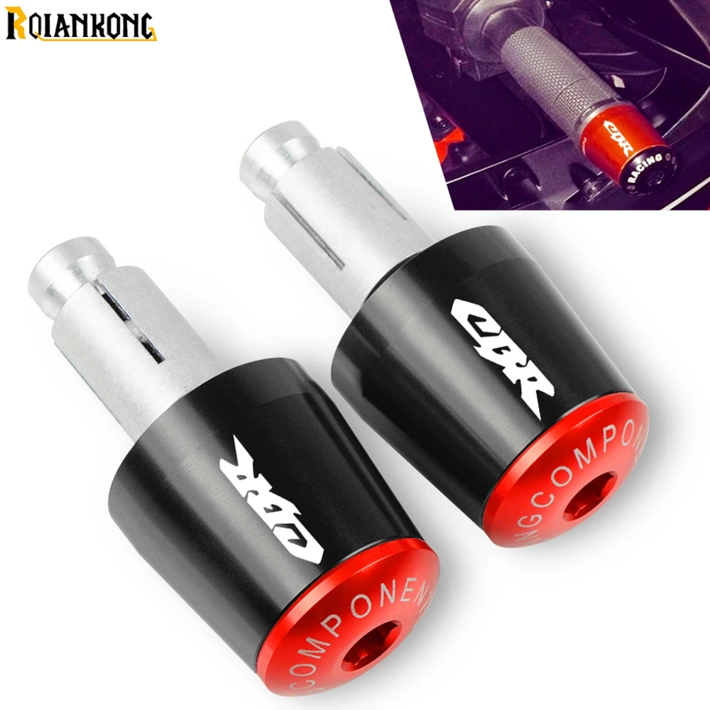 

CBR LOGO 7/8mm Motorcycle Handlebar Grips Handle Bar Cap End Plugs FOR HONDA CBR 600 F F2 F2 F3 F4 F4i CBR125R CBR300R cbr300r