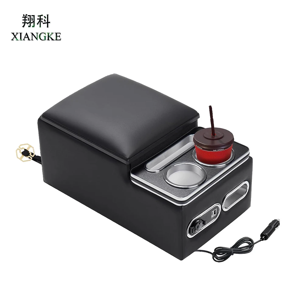 

Car Rear Armrest Console Box Car Supplies Universal Cup Holders Storage Apartment Accessories For Car Toyota Aygo Car Armrest