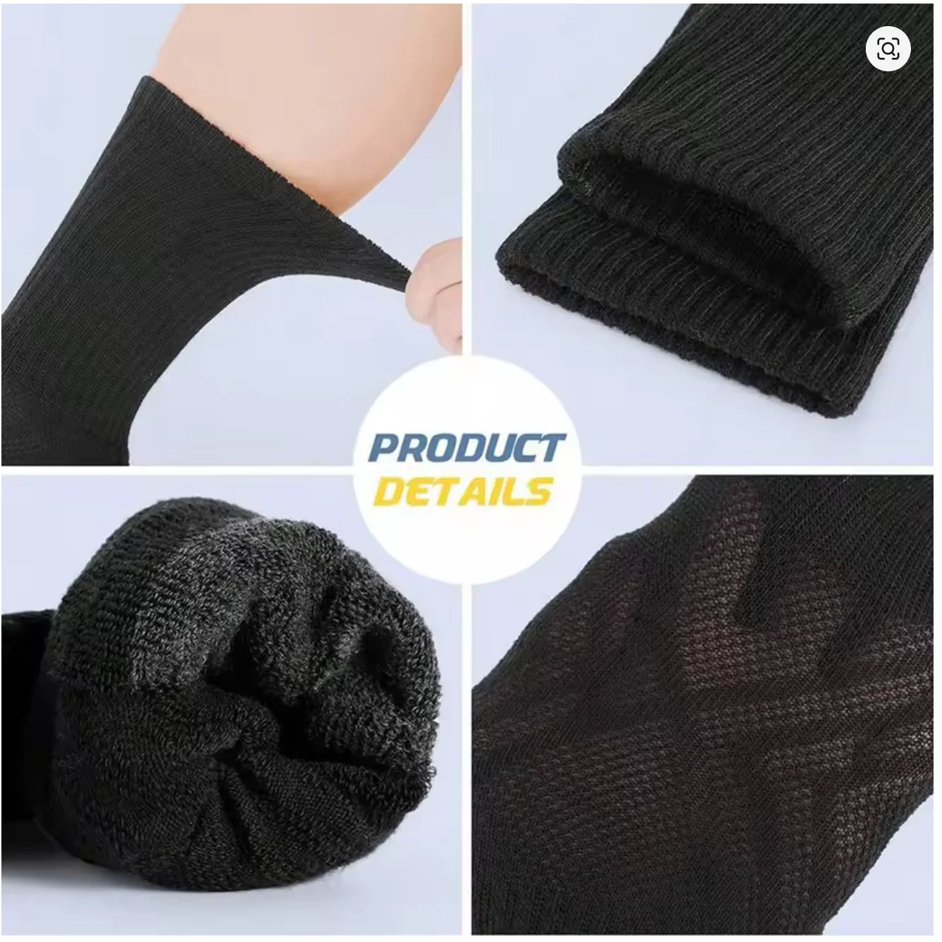 남성용 6켤레 팩 고성능 운동용 크루삭스 부드럽고 통기 - Cotton Crew Sock Pack 리뷰 및 가격