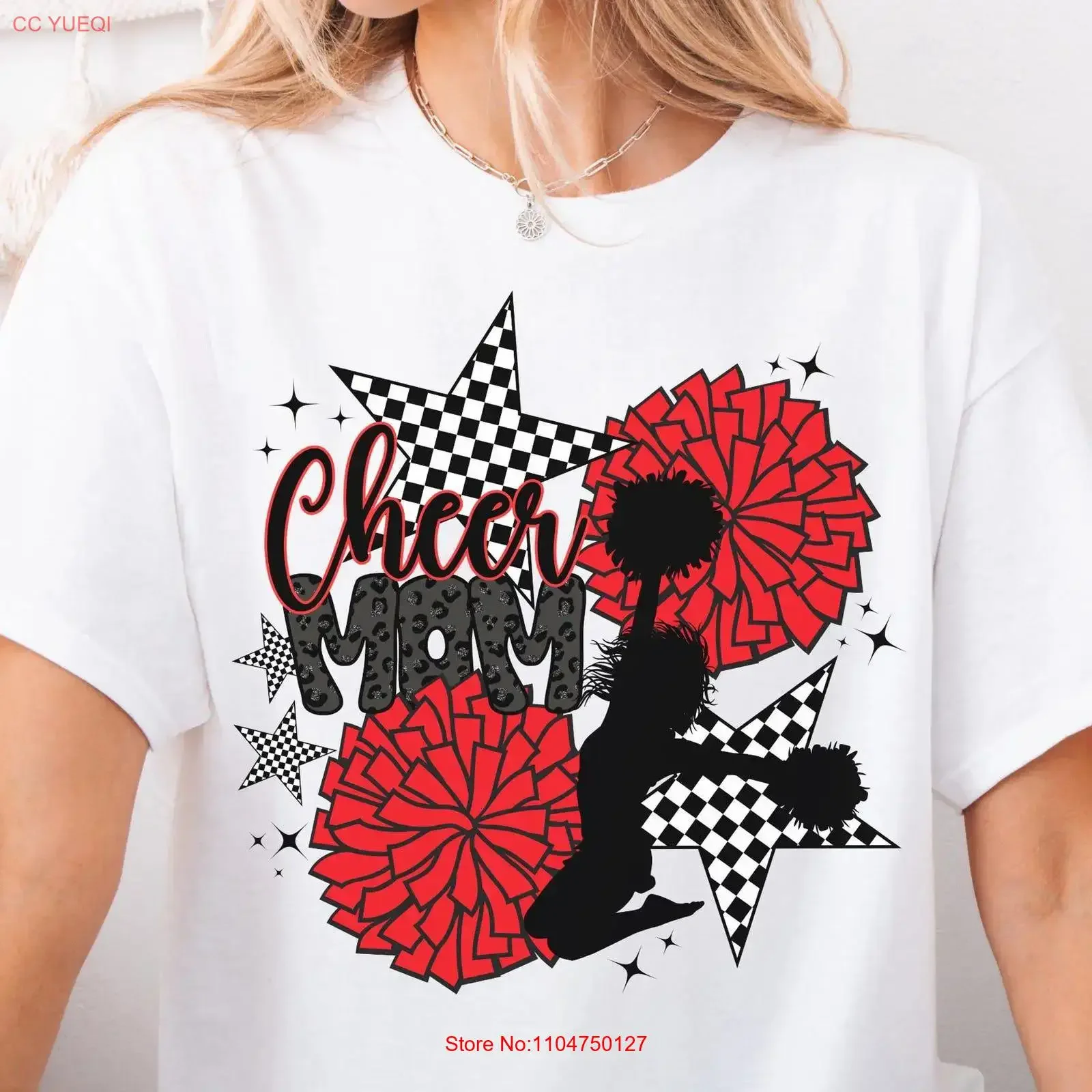 Cheer Mom T Shirt Cheerleader Comp Competition Day Game Loud Proud Mama  vintage Washed Unisex Stylish Slightly Casual