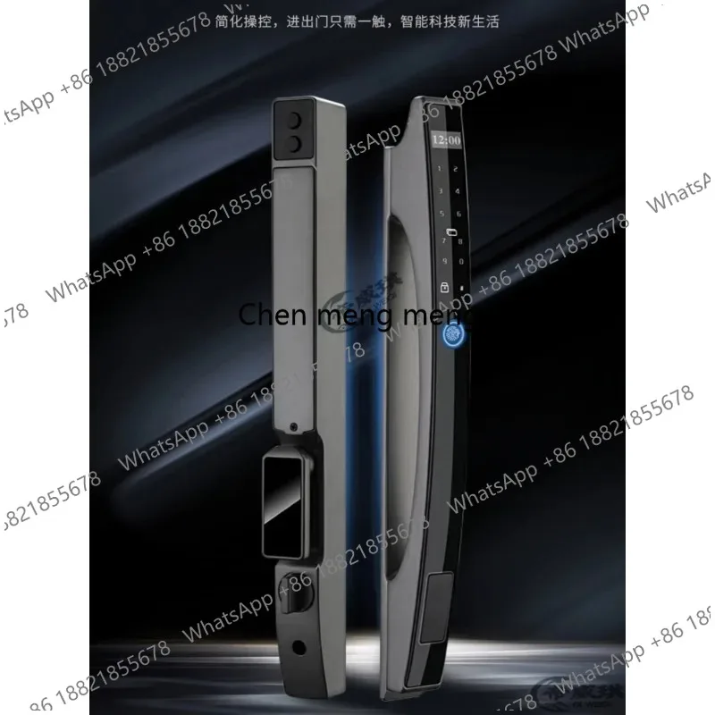Outdoor waterproof, sunscreen and antifreeze fingerprint lock, sliding door electronic smart password lock