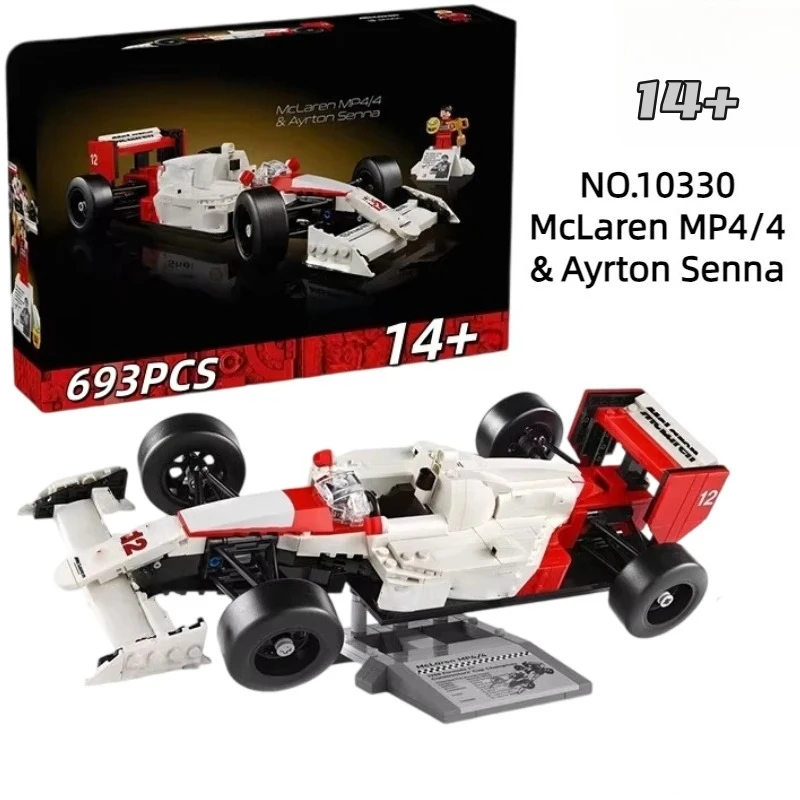 

Инновационный конструктор Disney 10330 McLaren MP4 F1: Коллекционная тематическая серия для хобби, праздничный подарок, украшение для офиса
