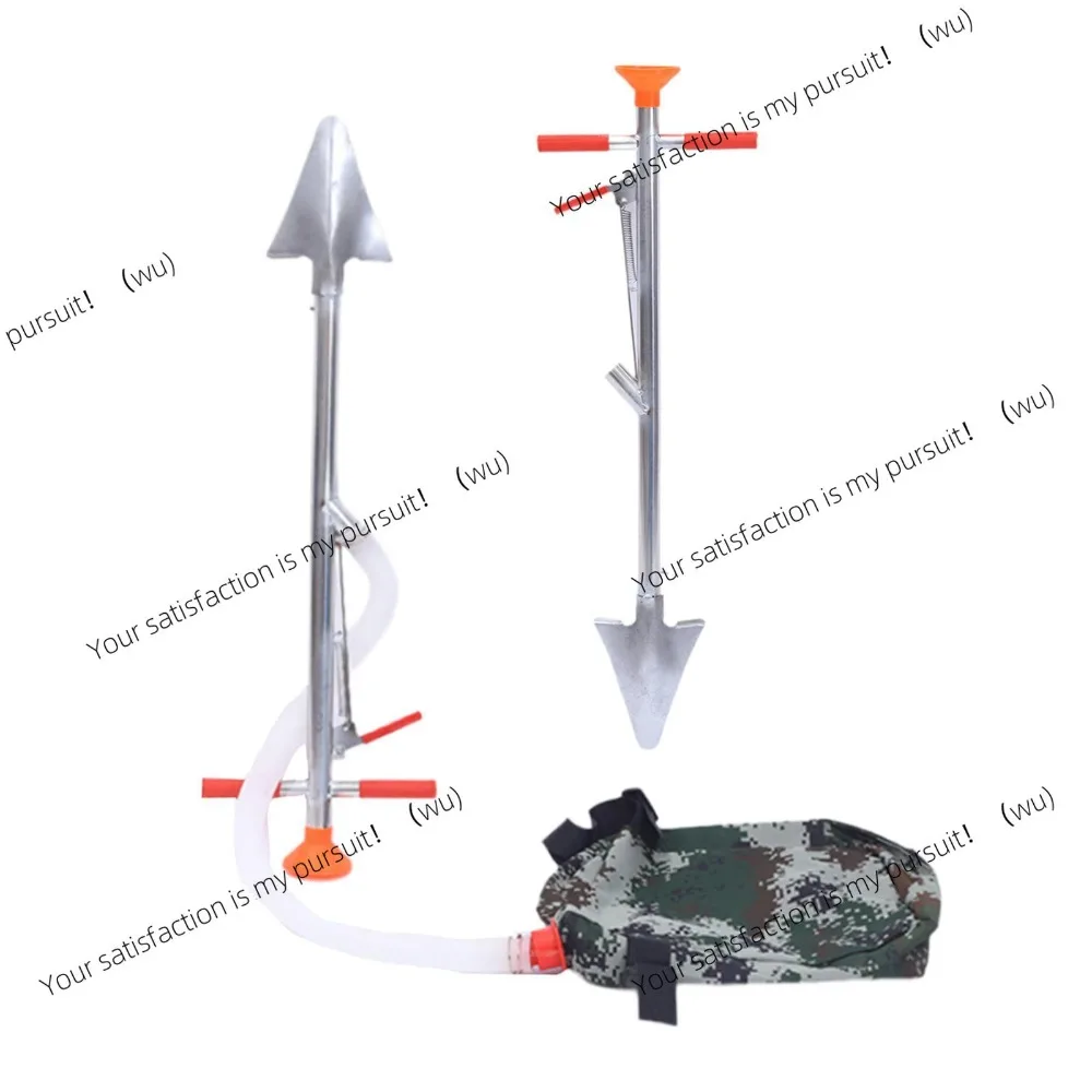 Handheld fertilizer spreader, iron, convenient and durable, does not hurt the waist
