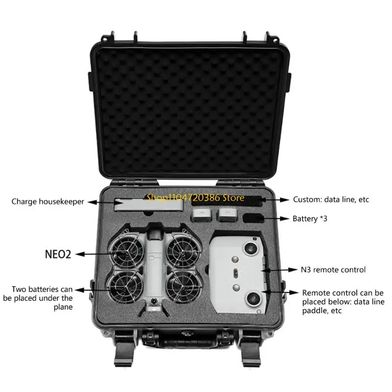 حقيبة K0EA متعددة الوظائف للطائرات بدون طيار مع تصميم مريح للحمل بختم مقاوم للغبار #5