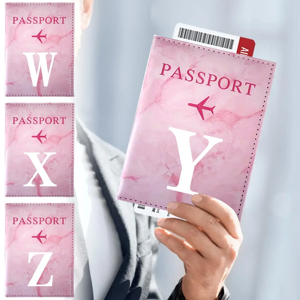 Passport Cover Passport Holder Travel Waterproof Passport Protective Cover Unisex Print White Letter Series Travel Accessories