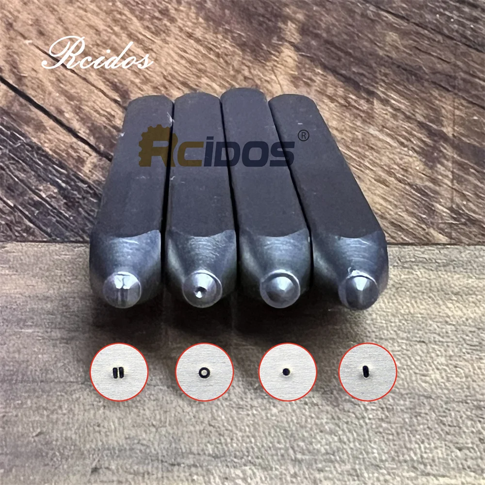 RCIDOS 3MM Quotation Mark/Single Quotes/Degree/Dot/Full stop Sign Metal jewelry Steel Punch stamp 1PCS PRICE