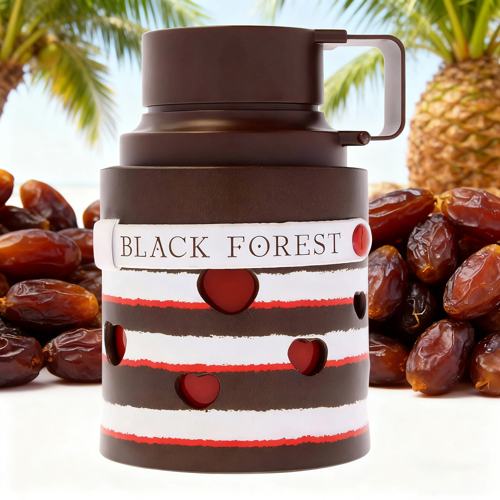 

Armaf Odyssey Black Forest Dessert Edition Eau de Parfum Spray 3.4oz 100ml, Unisex Cherry Honey Gourmand Woody Fragrance