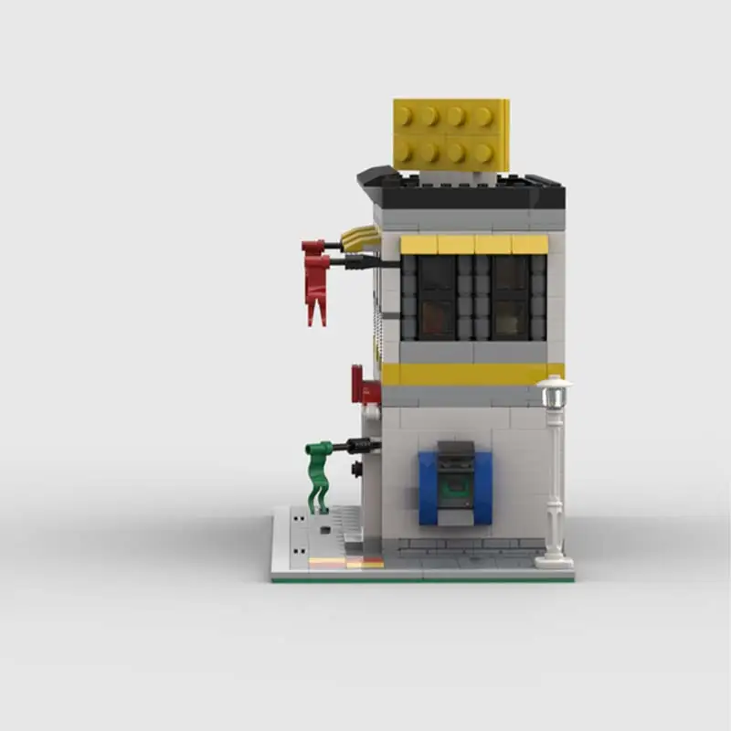 MOC Modular City Store High-Tech-Architektur Bausteine Montieren Modell Technologie Ziegel Spielzeug Sets kinder Puzzle Geschenke