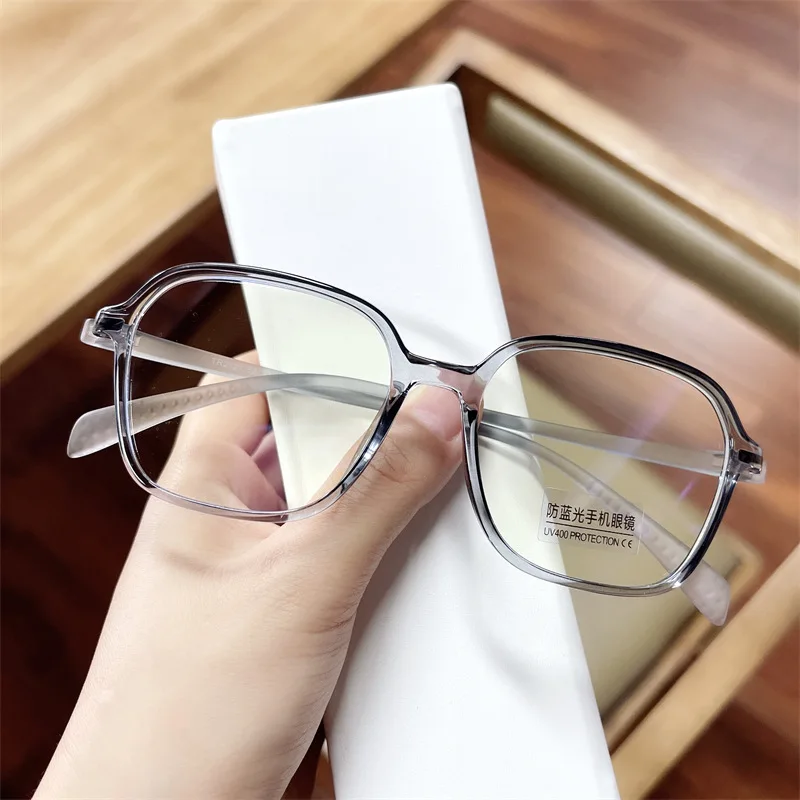 TR90 Material Glasses Frame Woman Korean Style Fashion Anti Blue Light Computer Glasses Light Weight Frame for Women's Glasses