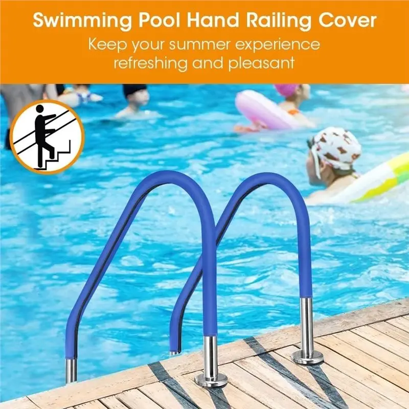 Dropship-For Pool Ladder Handle Handrail Cover, Swimming For Pool Hand Grip Rail Slip Cover, For Pool Railing Cover 10FT
