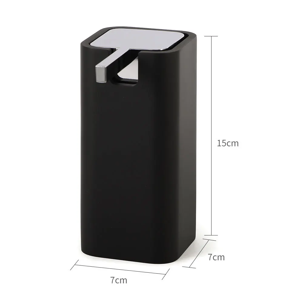 Resin soap dispenser bathroom sink toothbrush holder storage box press-type hand sanitizer liquid dispensing bottle  dispenser
