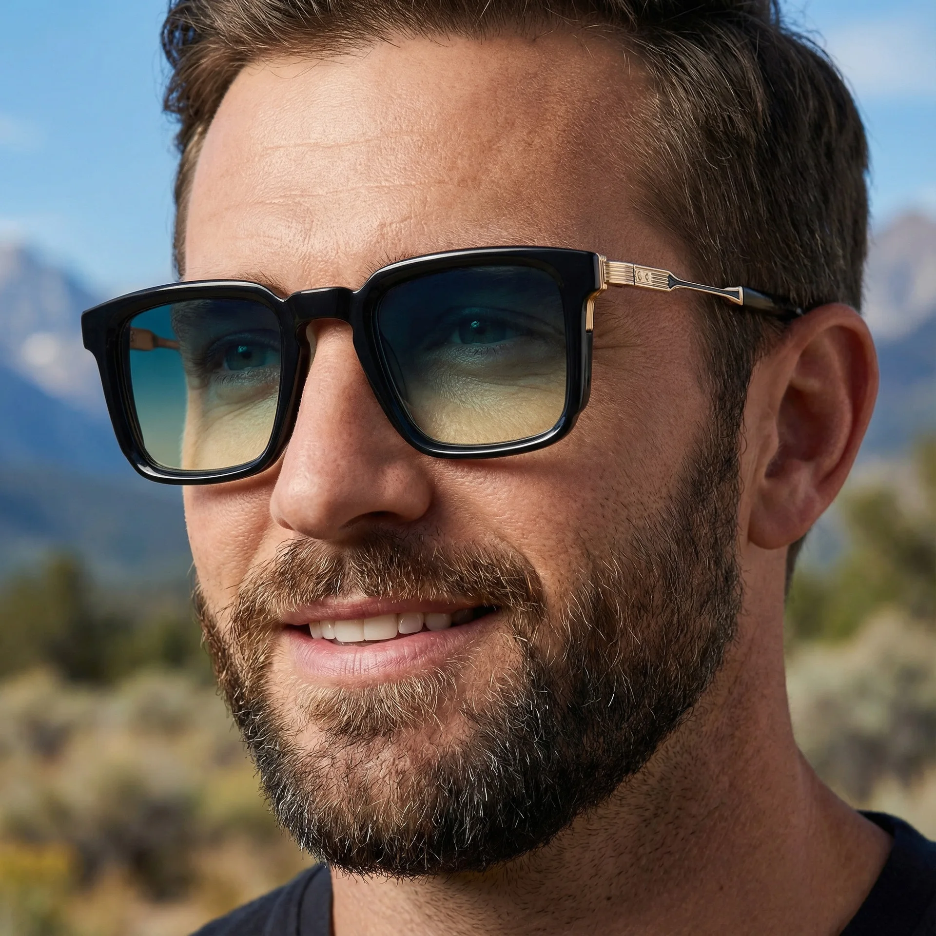 

Новые модные квадратные солнцезащитные очки 2026 года для мужчин, с дужками из цинкового сплава, поляризационные UV400, для активного отдыха, вождения и рыбалки