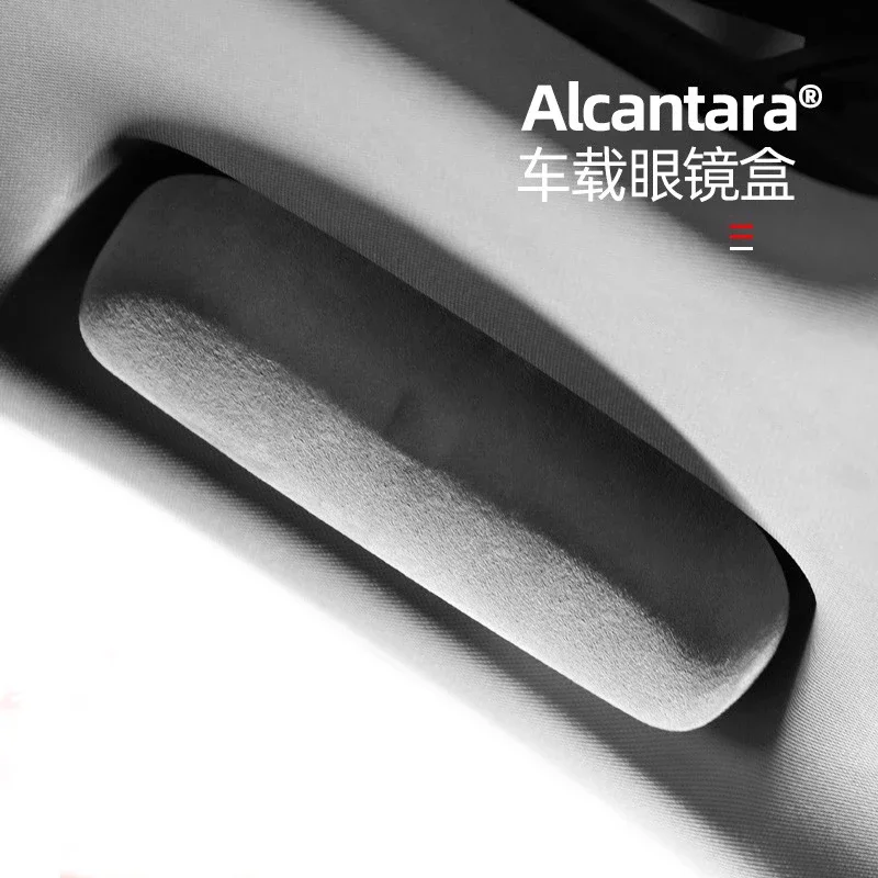 

Для LiXiang Li One внутренняя модификация алькантара ABS автомобильный держатель для очков чехол зажим