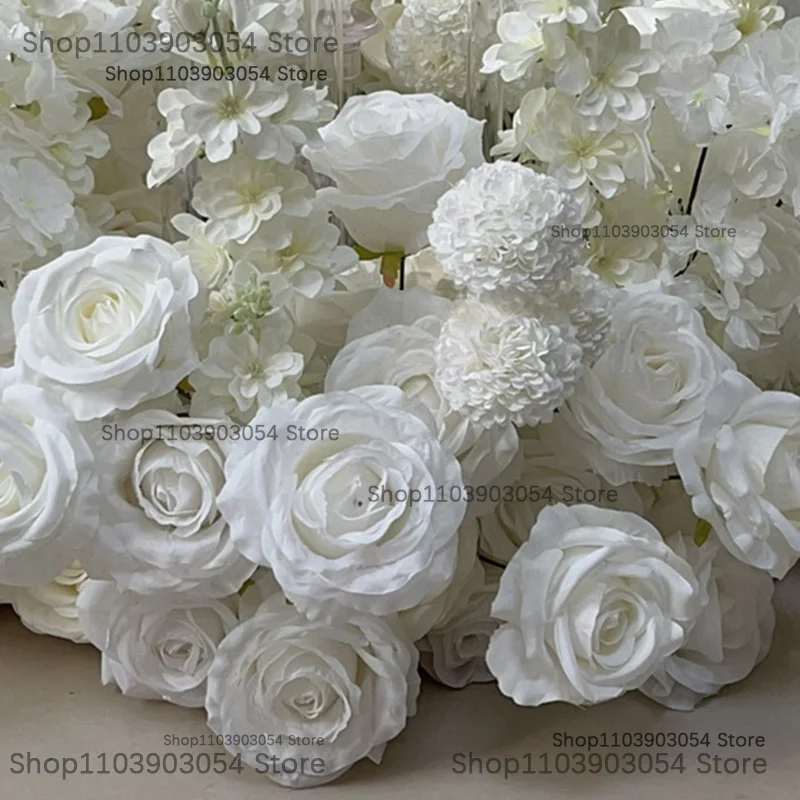 Luxury Artificial White Floral Wreath 5