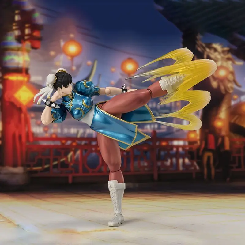 [In stock] Bandai S.H.Figuar SHF 15cm Street Fighter 6 Chun-Li Ryu OUTFIT 2 Game Character Action Figure Model Toy Festival Gift