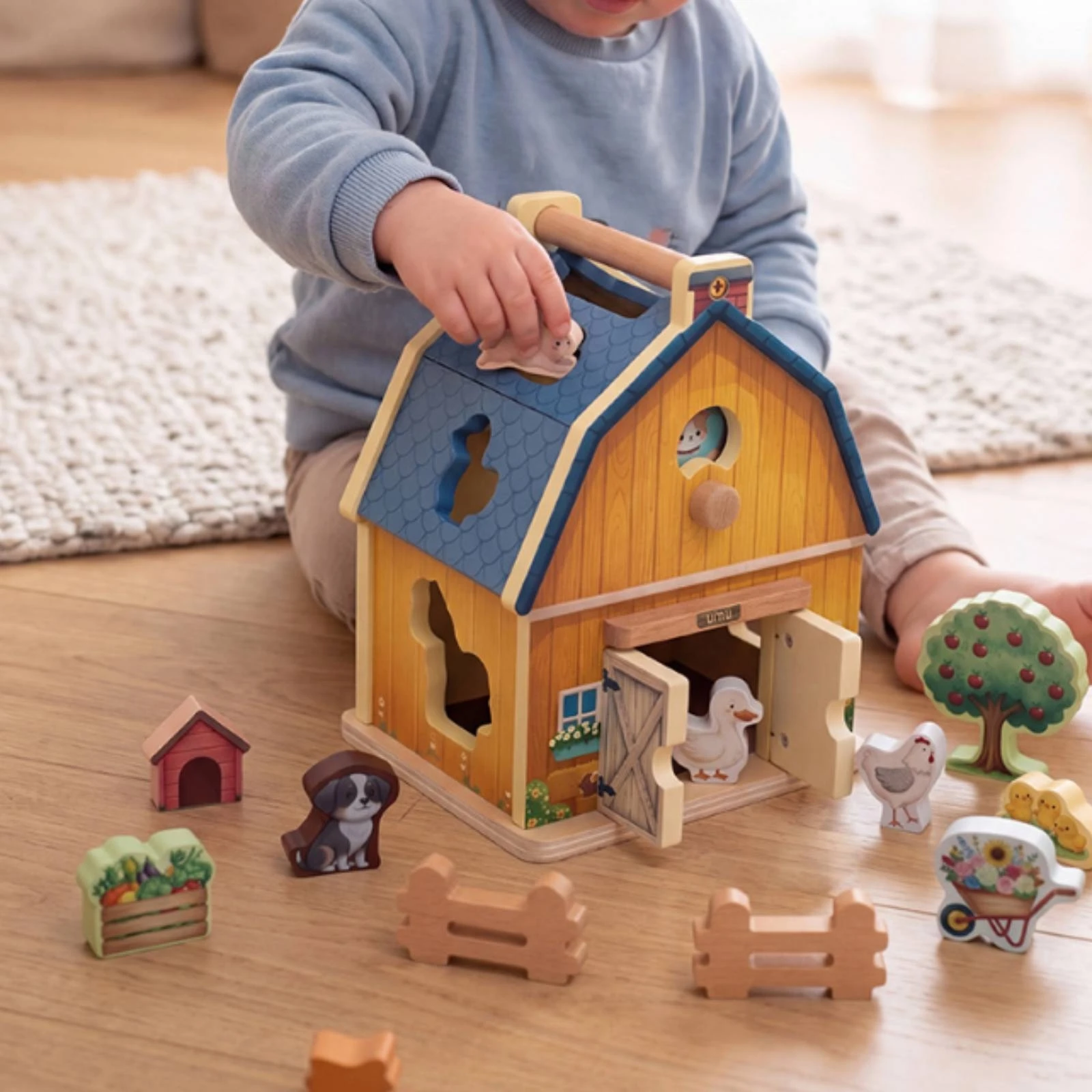 set-da-gioco-in-legno-a-tema-fattoria-con-fienile-gioco-educativo-per-l'apprendimento-delle-forme-gioco-di-abbinamento-con-animali-della-fattoria-schermo-per-la-risoluzione-di-problemi-senza-connessione-elettrica
