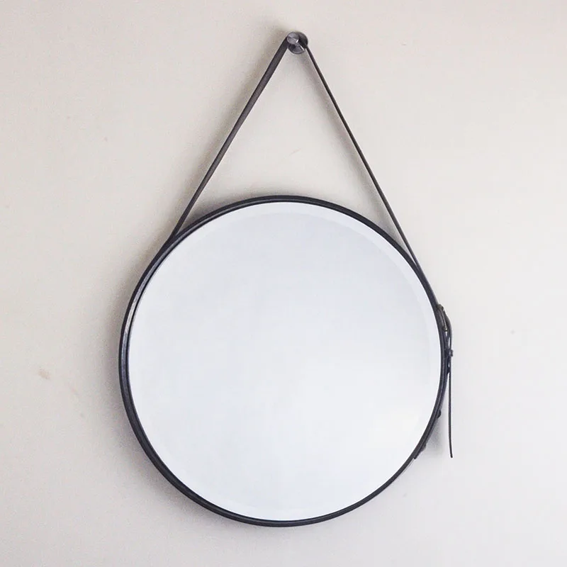 Decoration Home Modern Ornaments Living Room Mirror Light Large Full Body Mirrors Espelho Portable Makeup Wall Irregular image 4