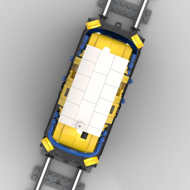 

MOC Long-distance Railway Freight Train 8 Wide R771 Steam Locomotive Building Block Assembly Model Sets Puzzle Bricks Boy Toys