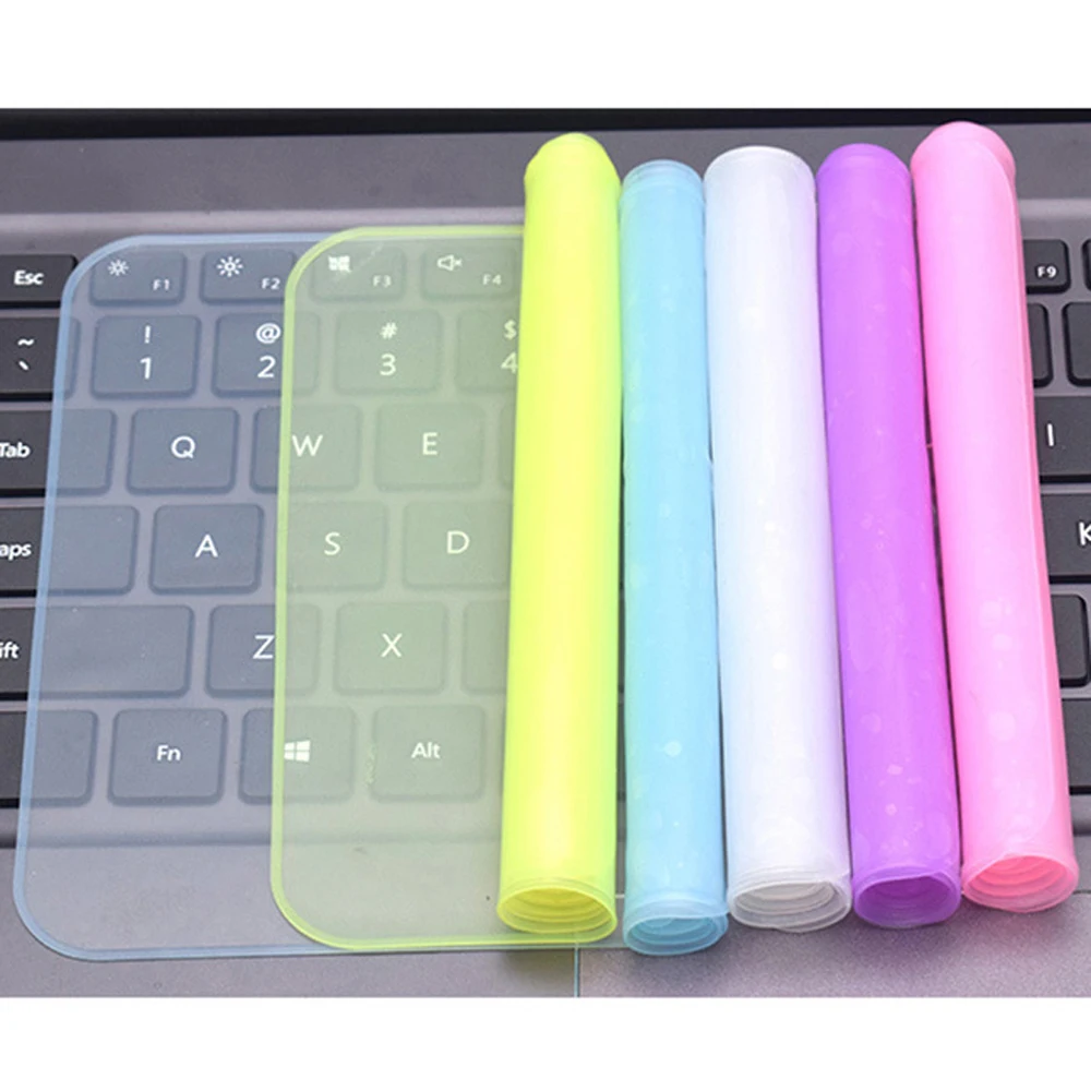 Universal Soft Silicone Waterproof 15-17 inch 12-14 inch Keyboard Cover Protector Laptop Cover Keyboard Film Keyboard Skin