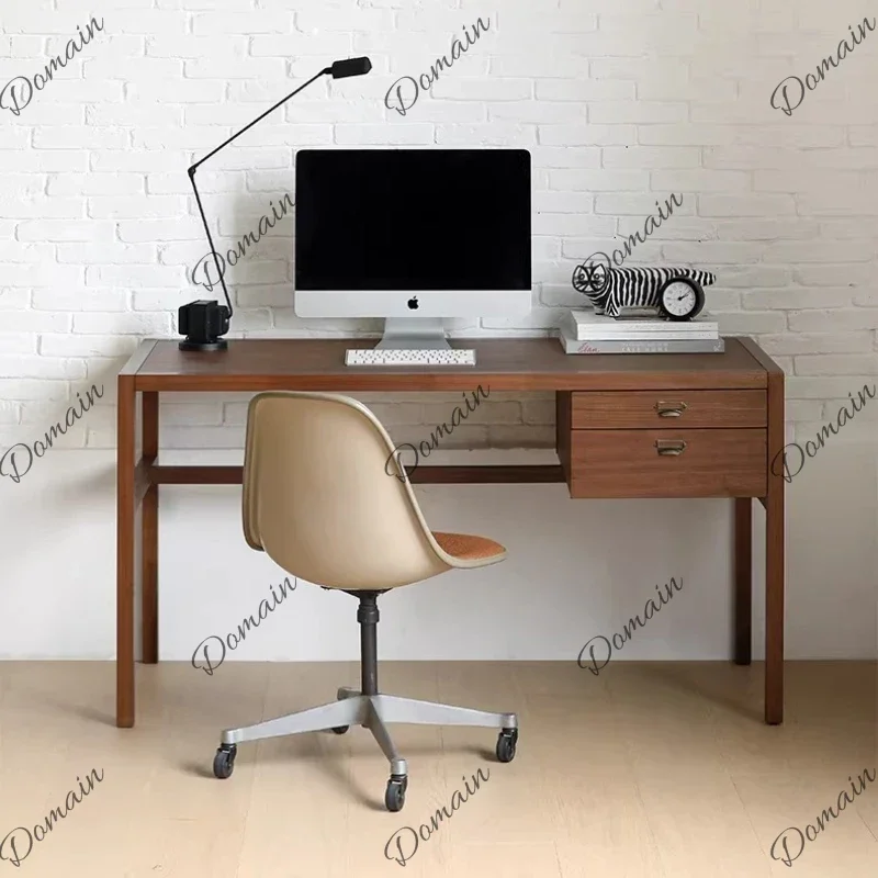 FC Minimalist Drawer Office Table Space Saving Nordic Computer Storage Office Table Standing Wooden Mesa Ordenador Lounge Furnit