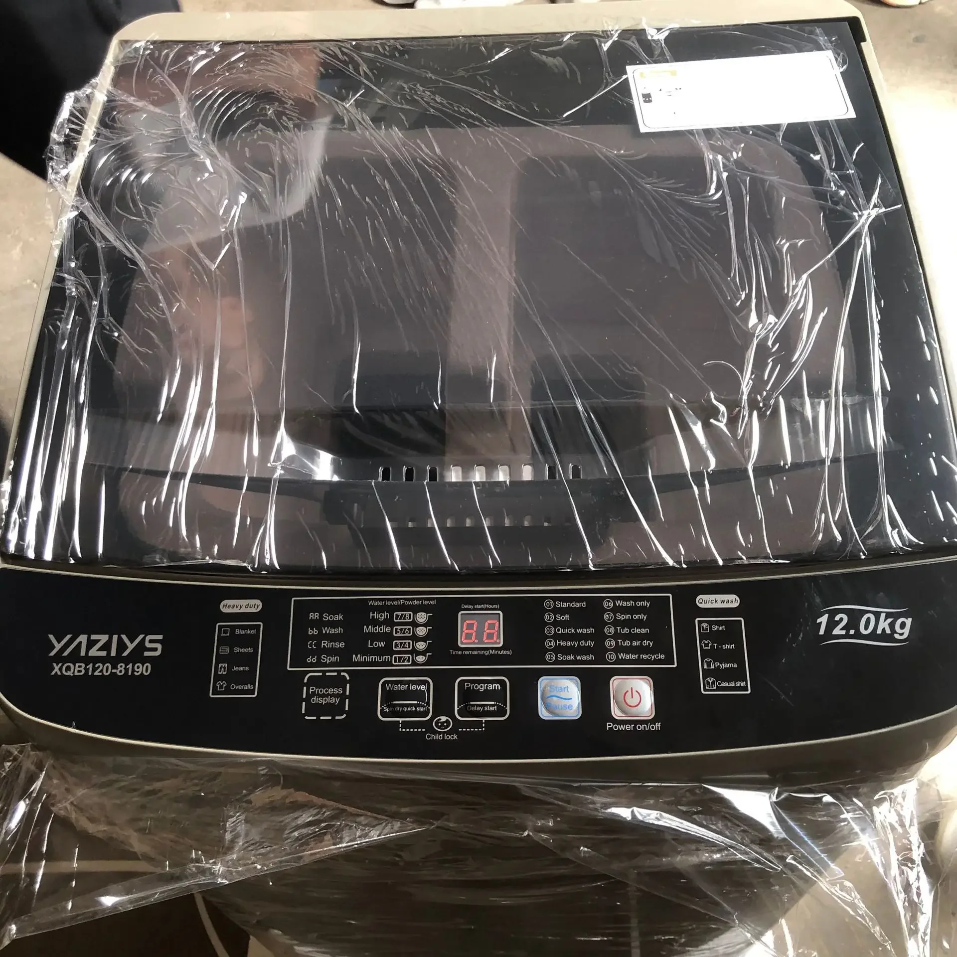 12kg 220V High-quality All-in-One Anti-Winding Automatic Washing Machine with Top-Load Washers Domestic Washing Machine Washer