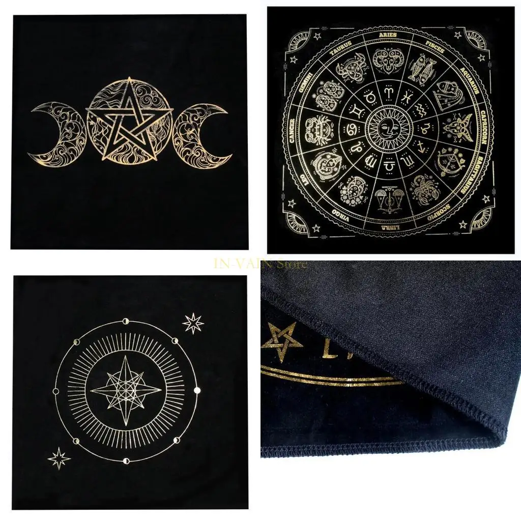 

M5TC Tarot Astrology Tablecloth Divination Altar Cards Cloth Table Covers