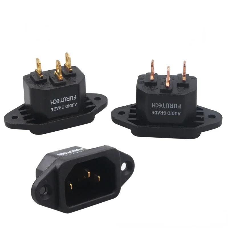 Furutech Welding Audio IEC Socket HiFi Audio Adapter Amplifier Power Cable Plug Tail Interface Filter Inlets Connector