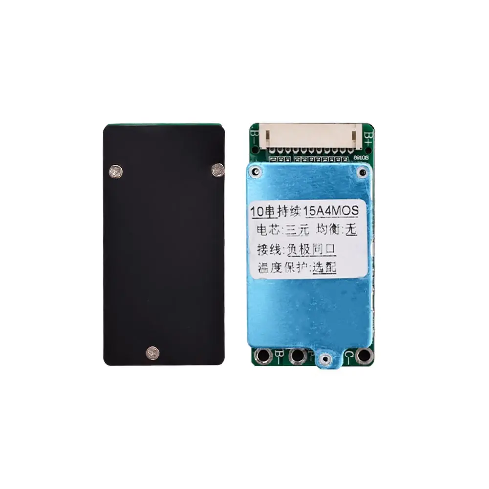 BMS 10S 36V15A 18650 Lithium Battery Protection Board Same Port/split Port 18650 Battery Charging Board Short Circuit Protection