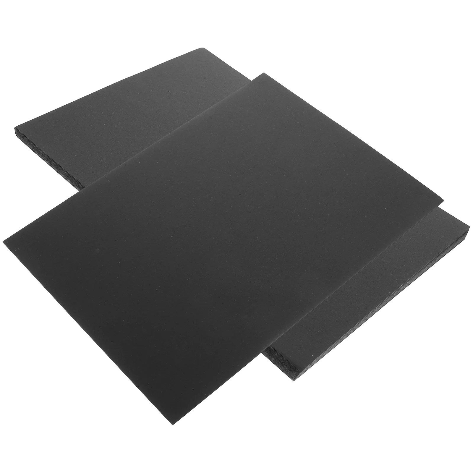 

50 Sheets Black Cardboard Painting Paper Greeting White Cardstock Large Drawing Sketch for Graphing Quarto A4 Artists