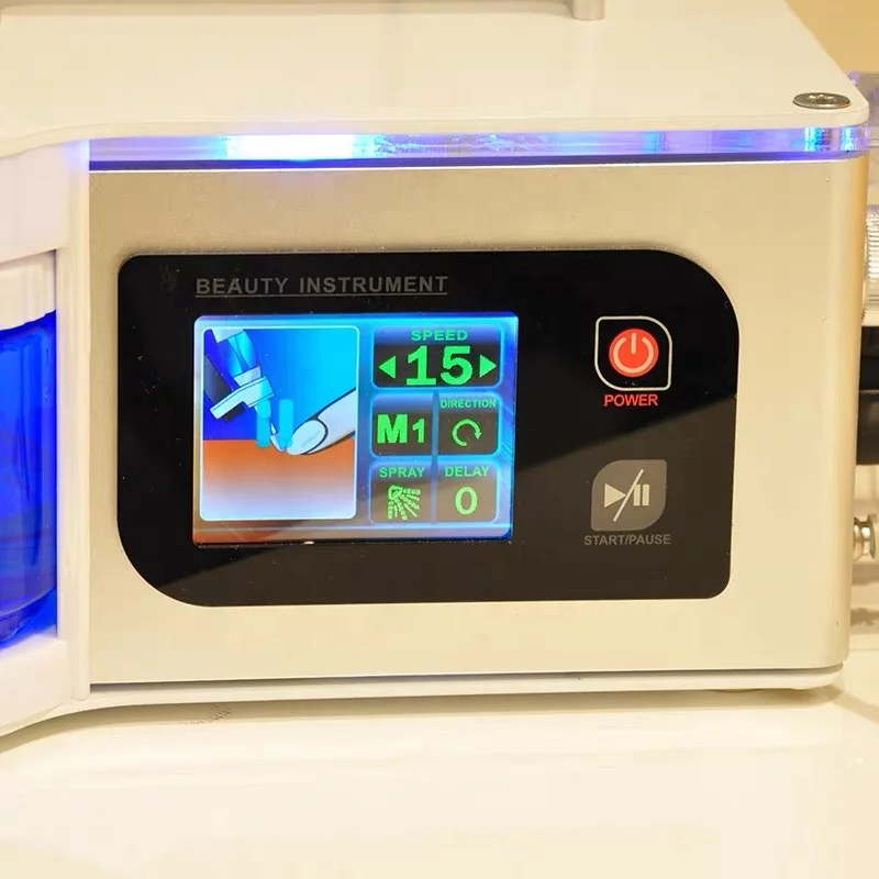 Profesjonalna przenośna elektryczna polerka do paznokci do użytku domowego, 40000 obr./min, urządzenie do usuwania i czyszczenia lakieru hybrydowego.