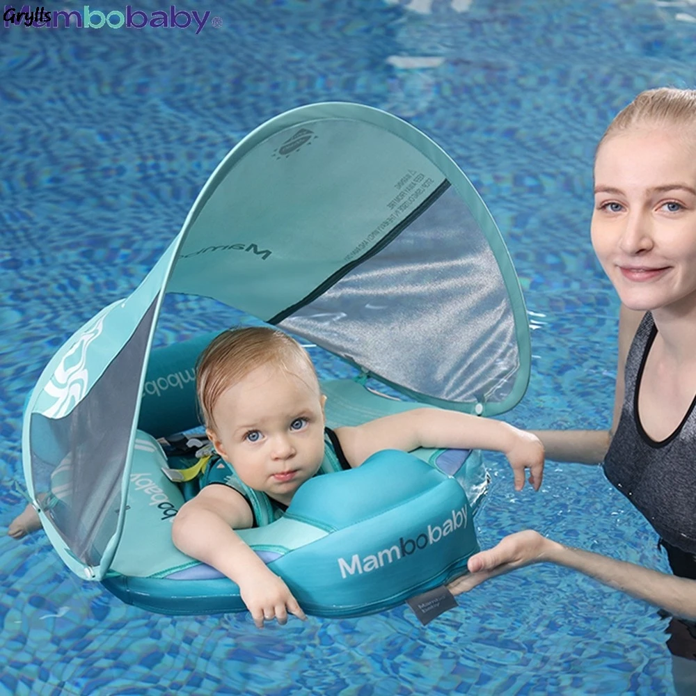 

Grylls Non-inflatable Party Ring with Awning for Baby Swimming Float Cross-Border Explosive Hot New