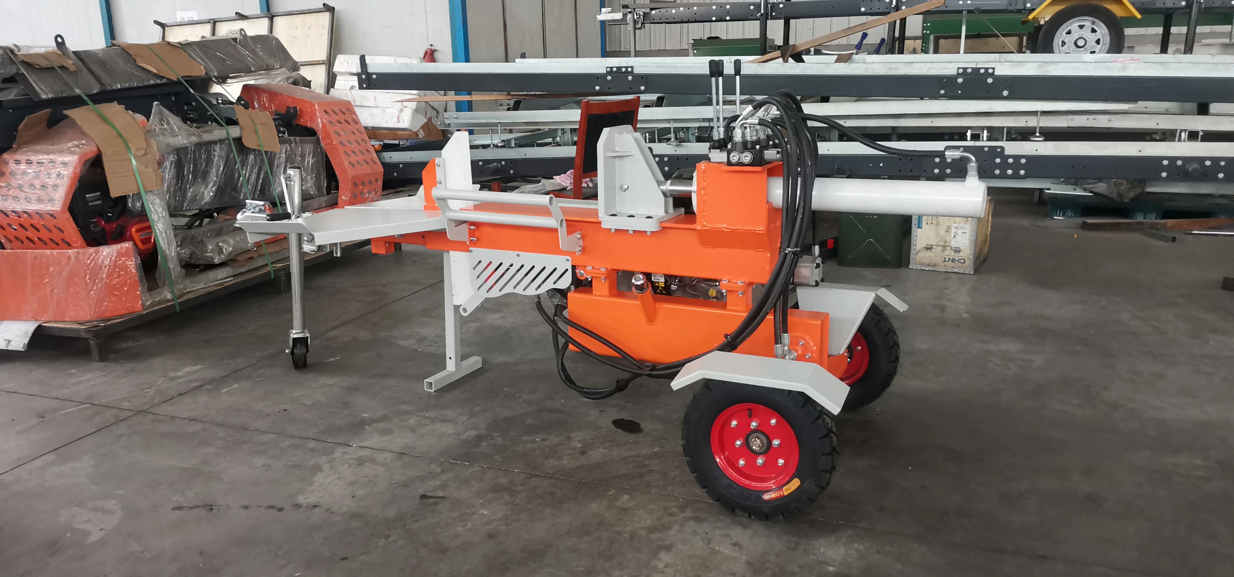 

Low Price 28T Popular Wood Splitter High Power Wood Chipper Automatic Firewood Processor