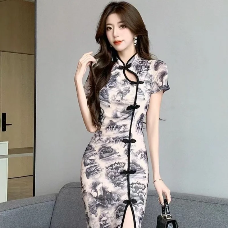 Vestidos de manga comprida feminino marrom inverno lã espinha de peixe cabido empilhado gola alta quente acolchoado em camadas recepção de aniversário picante