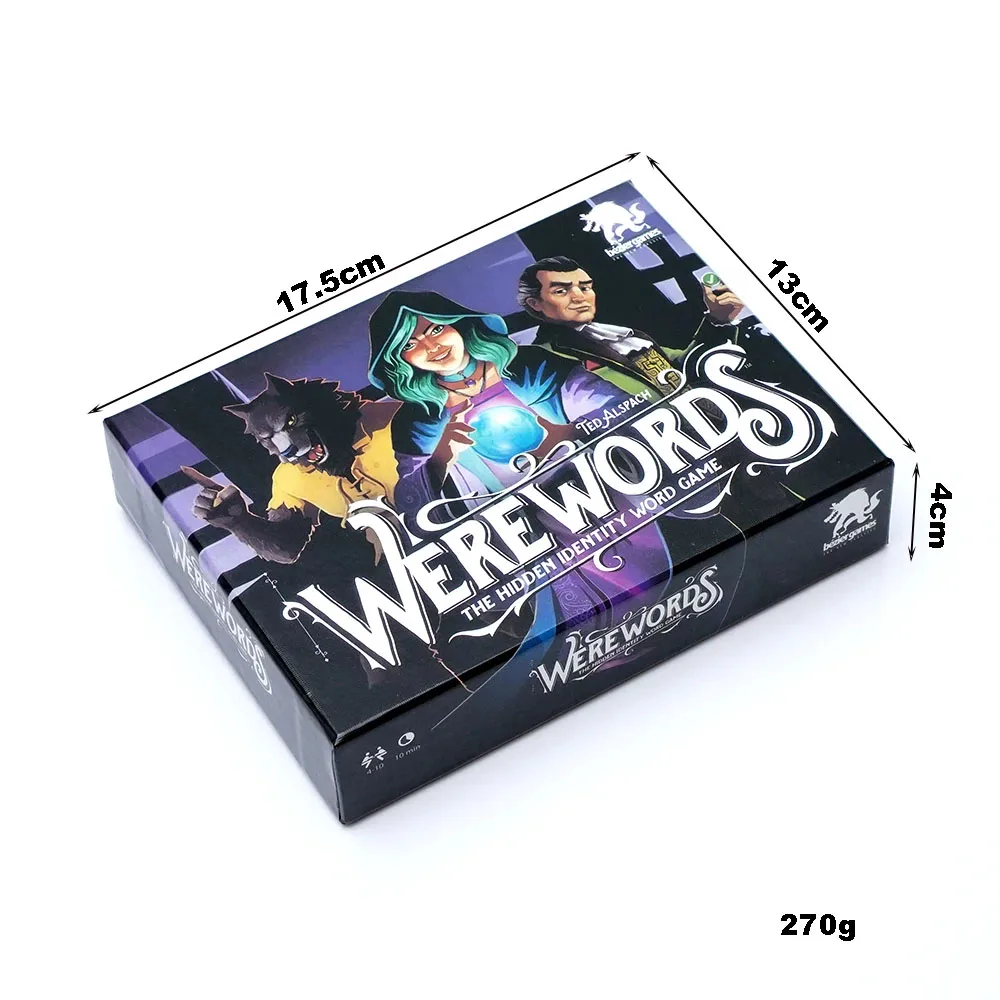 لعبة لوحة Werewords ممتعة للعائلات، خصم اجتماعي رائع للعائلات، لعبة حفلات للعبة الكلمات