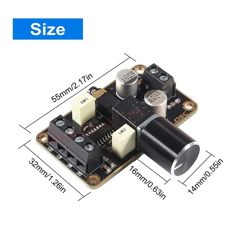 3Pcs Audio Amplifier Board, 5W+5W Mini Amplifier Board PAM8406 DC 5V Digital Stereo Power Amp 2.0 Dual Channel Class D Module