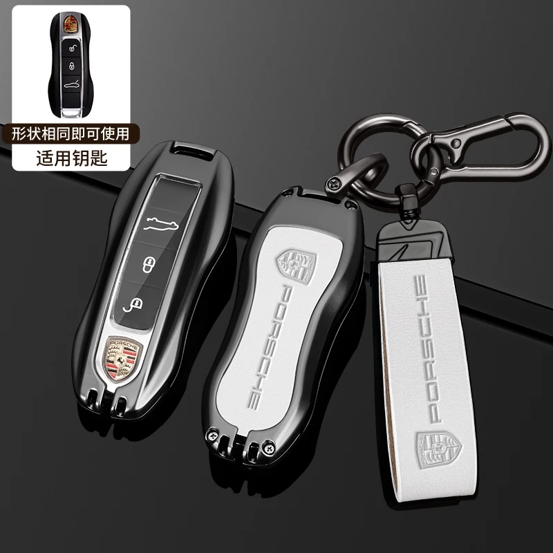 Hoogwaardige Auto Smart Key Case Cover Shell Accessoires Voor Porsche Panamera Spyder Carrera Macan Cayman Cayenne 911 970 981 991