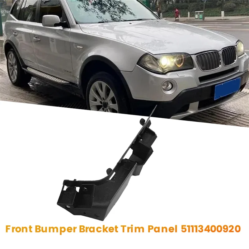 AINY-Destra Staffa Paraurti Anteriore Pannello di Rivestimento 51113400920 Per BMW X3 E83 2004-2010 Auto Staffa Laterale Paraurti Fissaggio Parti di Ricambio